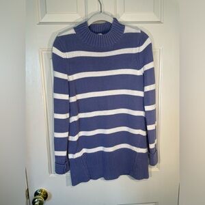 GAP striped turtleneck sweater